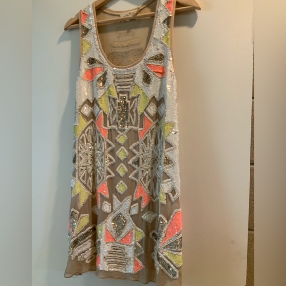 Needle & Thread Multicolor Embellished Mini Dress - Picture 2 of 10